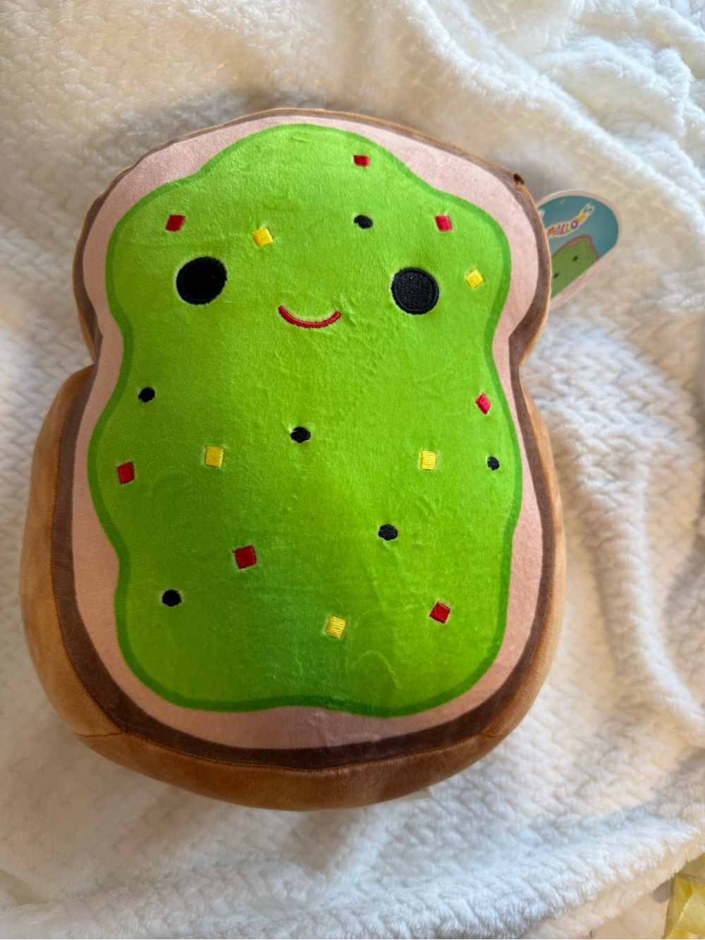Squishmallows “”Sinclair”  Avocado Toast Plush Pillow - Large size